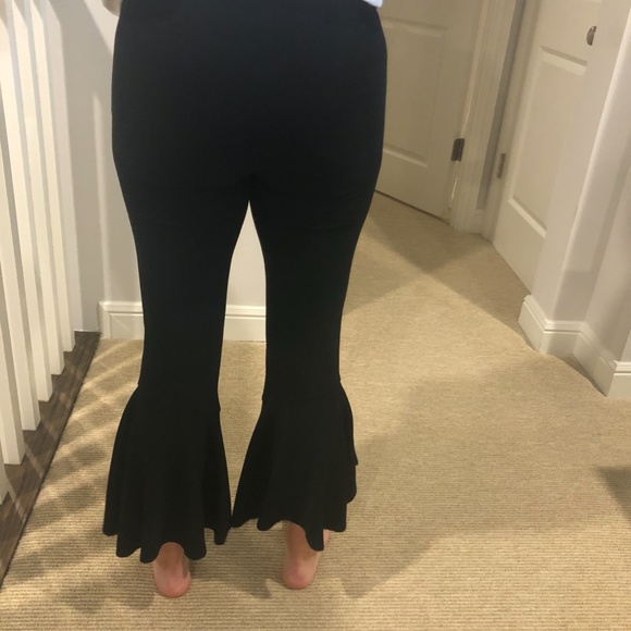 Cinq a Sept Benton Crepe Kick-Flare Pants - Picture 1 of 10